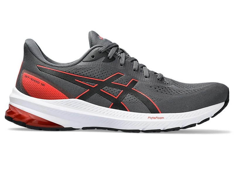 ASICS 1011B631-021 GT-1000 12 Men Carrier Grey/True RED UK 11 - Image 1