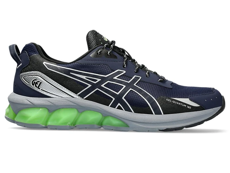 ASICS 1201A993-400 Gel-Quantum 180 LS Men Midnight/Illuminate Green UK 9.5
