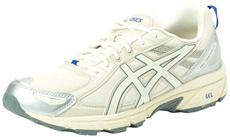 ASICS Women's Gel-Venture 6 Sneaker, Cream/Cream, 4.5 UK