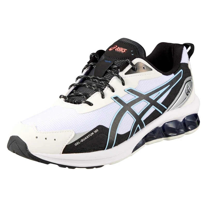 ASICS Men's Gel-Quantum 180 LS Sneaker, White/Black, 9.5 UK