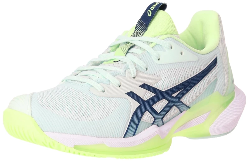 ASICS Women's Solution Speed FF 3 Sneaker, Pale Mint/Blue Expanse, 8.5 UK