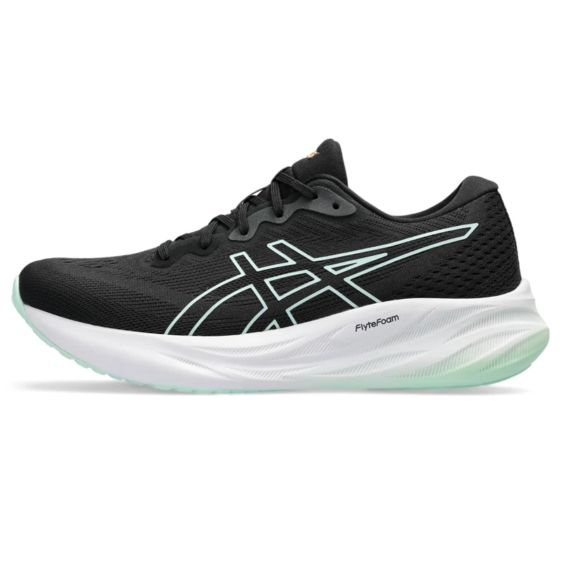 ASICS 1012B593-001 Gel-Pulse 15 Women Black/Mint Tint UK 3.5