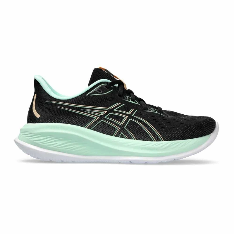 ASICS 1012B599-001 Gel-Cumulus 26 Women Black/Mint Tint UK 6 - Image 1