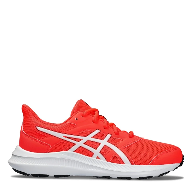 ASICS Boys Jolt 4 Gs Sneaker, Sunrise Red White, 3.5 UK