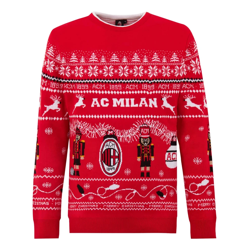 AC Milan Official Adult Christmas Jumper 2023