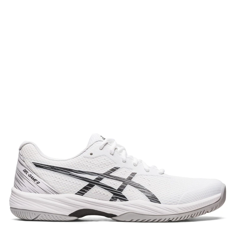 ASICS 1041A337-100 Gel-Game 9 Men White/Black UK 10.5