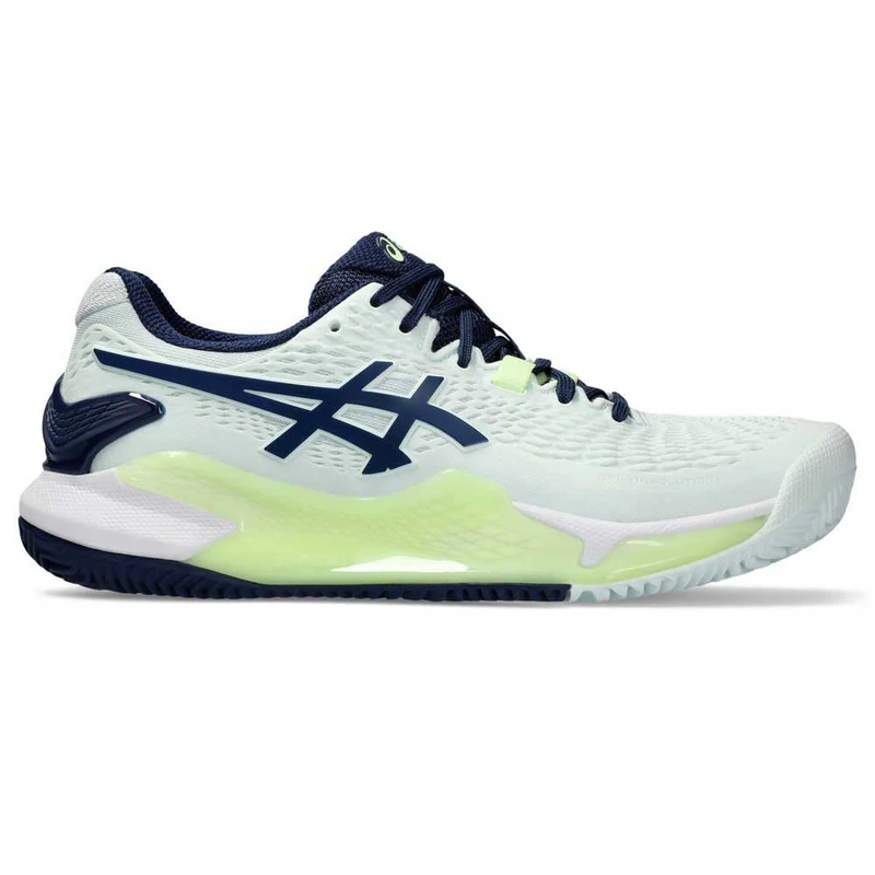 ASICS 1042A224-301 Gel-Resolution 9 Clay Women Pale Mint/Blue Expanse UK 4 - Image 1