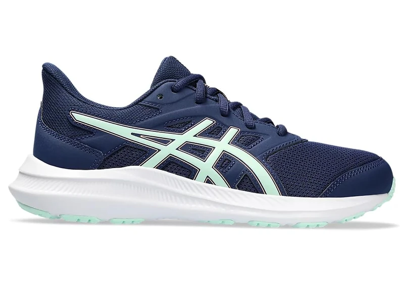 ASICS Boys Jolt 4 Gs Sneaker, Blue Expanse Mint Tint, 3.5 UK