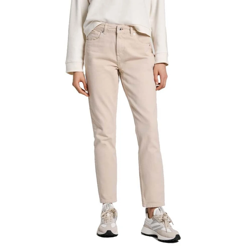 Pepe Jeans Women's Tapered Jeans Hw PL204591, Beige (Beige), 29W / 30L