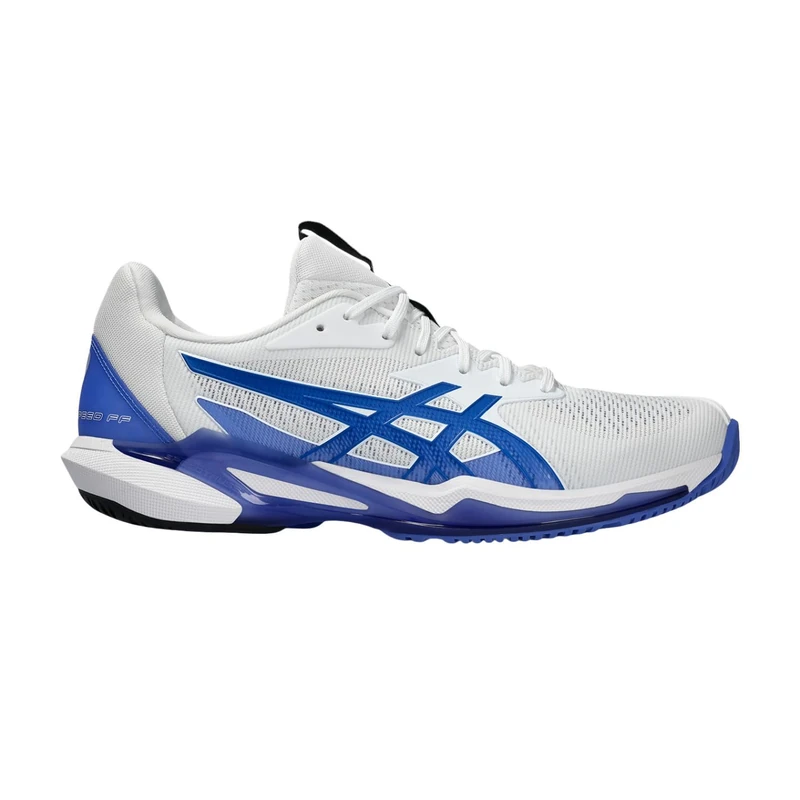 ASICS 1041A438-100 Solution Speed FF 3 Men White/Tuna Blue UK 11.5 - Image 1