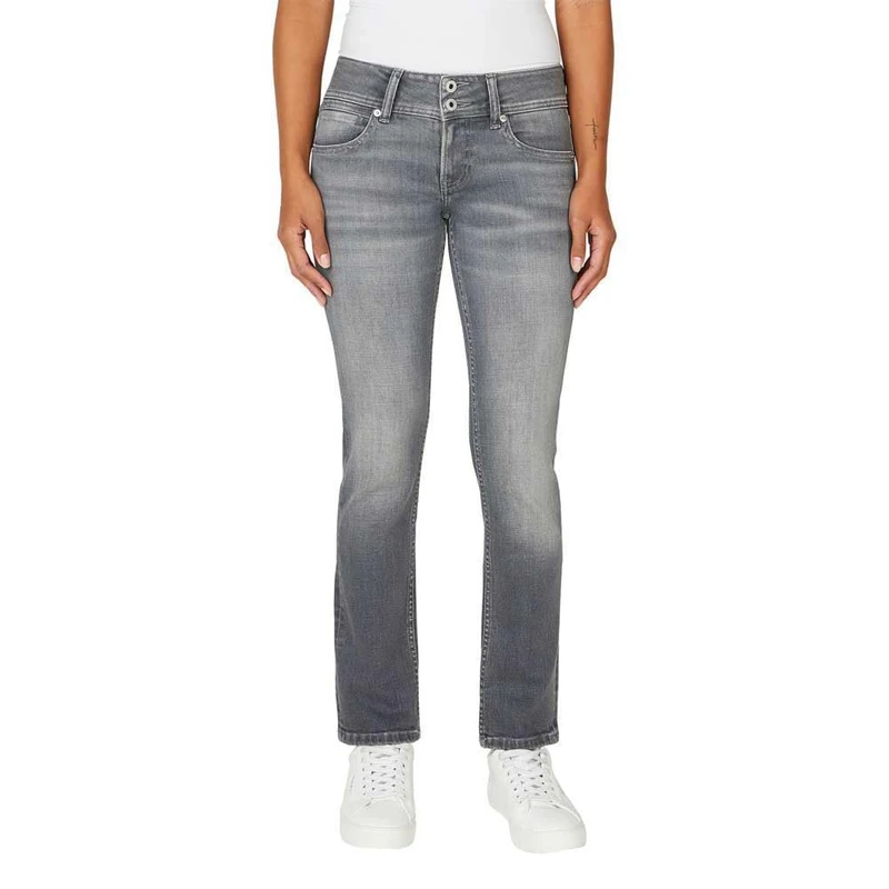 Pepe Jeans Women's Slim Jeans Lw PL204729, Grey (Denim-UH7), 26W / 34L