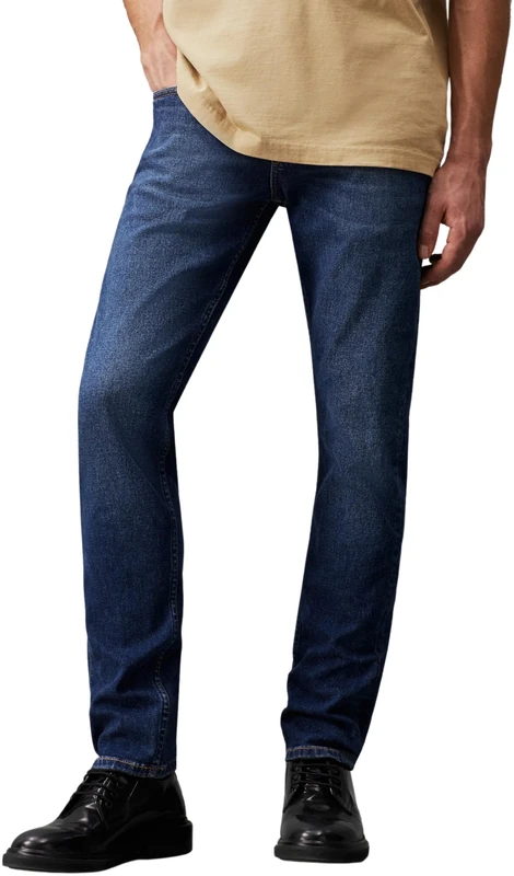 Calvin Klein Men's Slim Fit Jeans, Blue (Denim Medium), 28W/34L