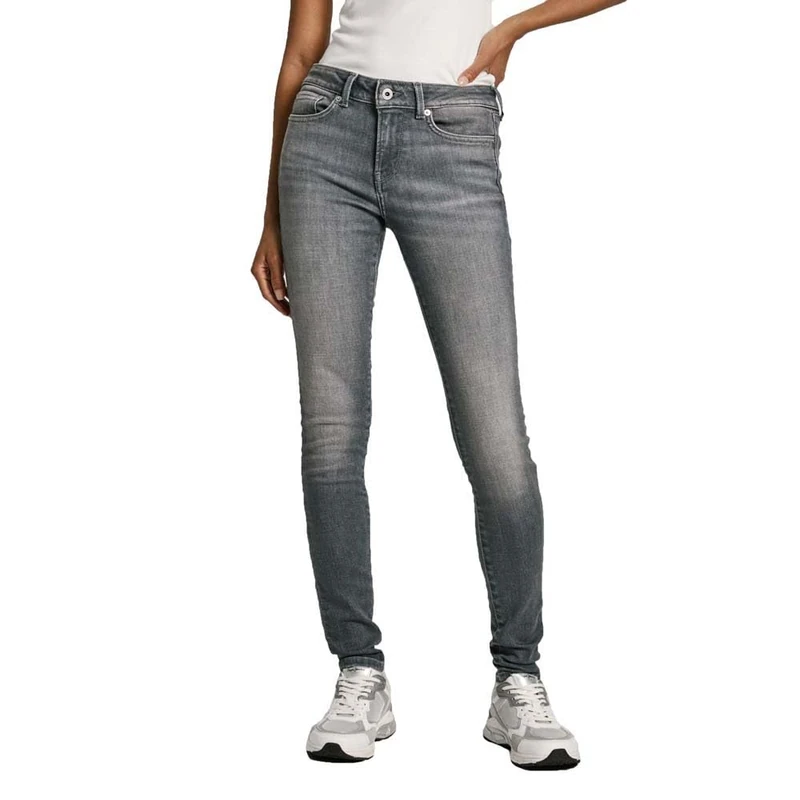Pepe Jeans Women's Skinny Jeans Lw PL204583, Grey (Denim-UH7), 24W / 32L