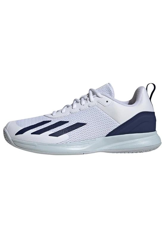 adidas Men's Courtflash Speed Tennis Shoes, Cloud White/Dark Blue/Halo Blue, 8 UK