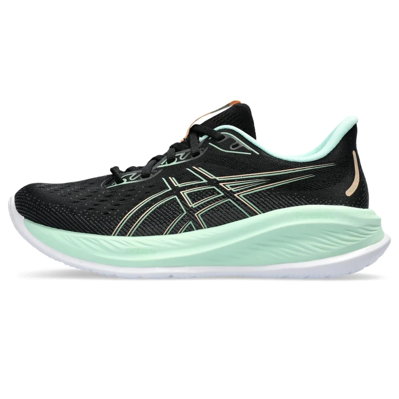 ASICS 1012B599-001 Gel-Cumulus 26 Women Black/Mint Tint UK 5