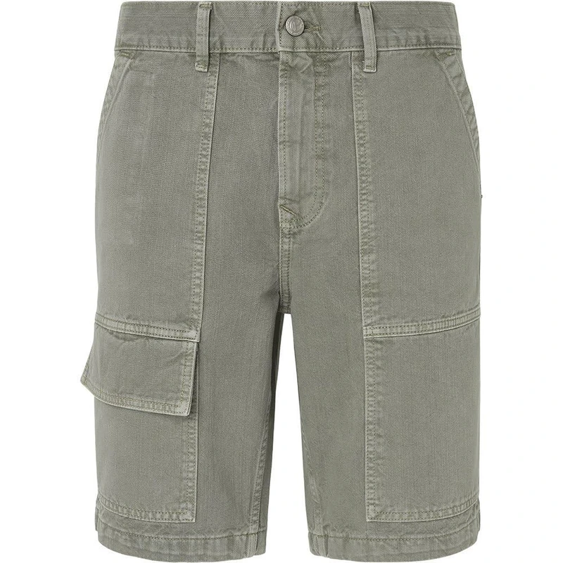 Pepe Jeans Men's Relaxed Short Utility Colour, Green (Palm Green), 33W