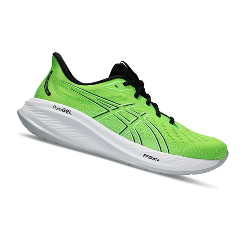 ASICS 1011B792-300 Gel-Cumulus 26 Men Electric Lime/White UK 11