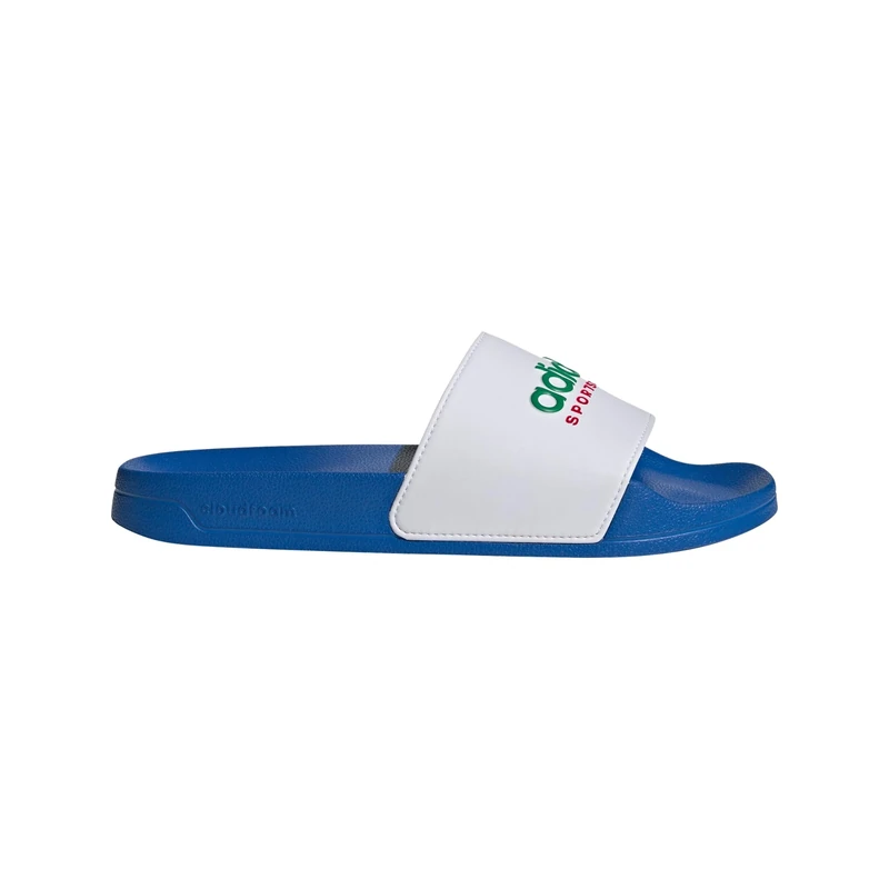 adidas Unisex ADILETTE SHOWER SLIDES, BRIGROYAL/CloudWHITE/TEAMGREEN, 9 UK