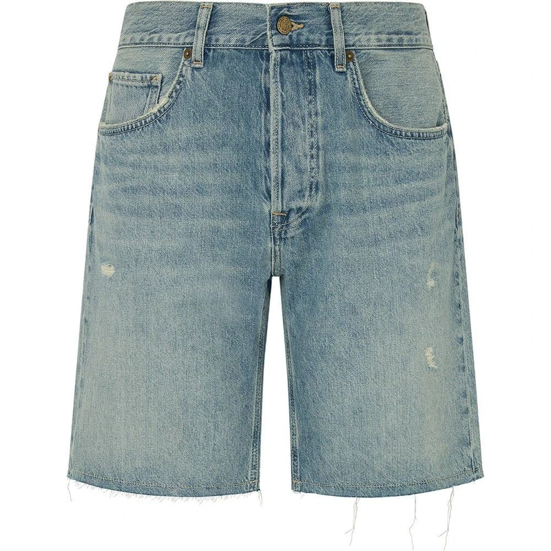 Pepe Jeans Men's Relaxed Short Destroy PM801107, Blue (Denim), 36W - Image 1