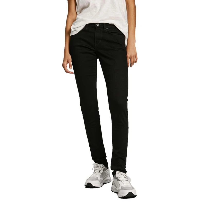 Pepe Jeans Women's Skinny Jeans Lw PL204583, Black (Denim-XG9), 26W / 32L