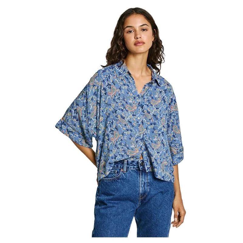 Pepe Jeans Women's Mery, Blue (Sea Blue), XS