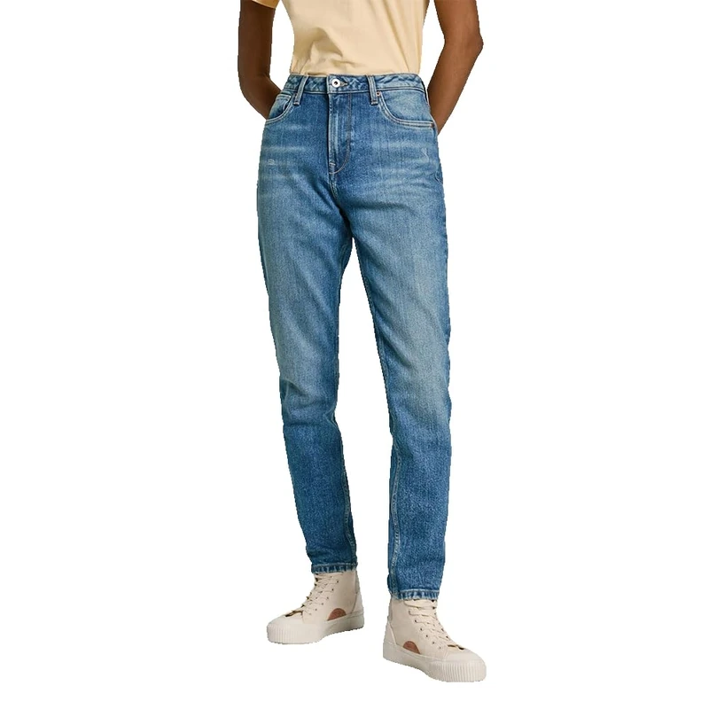 Pepe Jeans Women's Tapered Jeans Hw PL204591, Blue (Denim-RI3), 32W / 30L