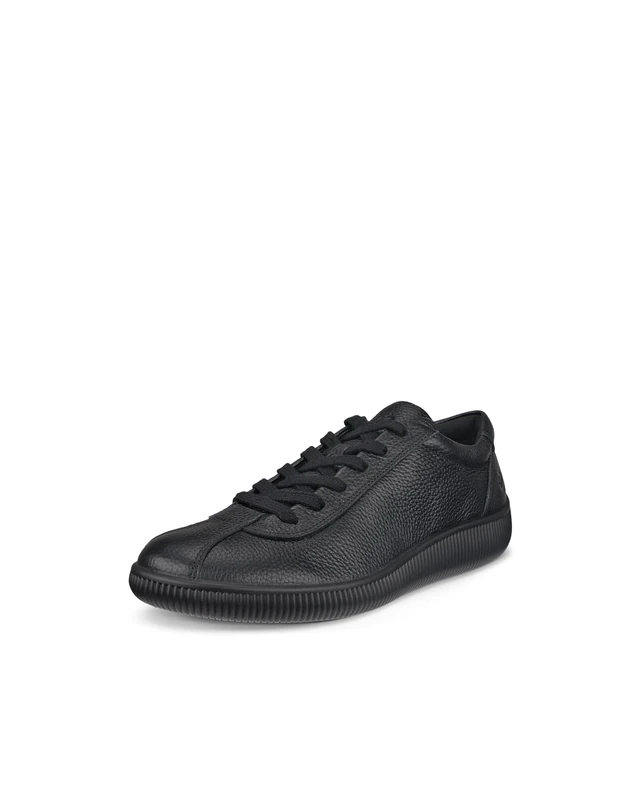 ECCO Men's Soft Zero Premium Sneaker, Black, 9/9.5 UK