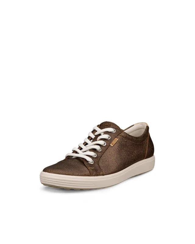 ECCO Women's Soft 7 Sneaker - Bronze Antique Nubuck 7.5/8.5 UK