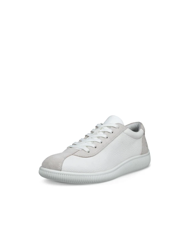 ECCO Womens Soft Zero W Sneaker, White Shadow White, 7 UK