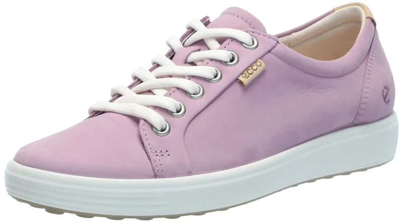 ECCO Women's Soft 7 W Sneaker, Lavender Mist, 7.5 UK