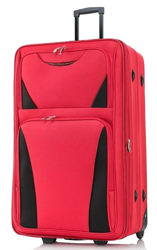 DK Luggage 32" Extra Large Lightweight Suitcases Expandable Trolley case with 2 Wheels DK16 Red