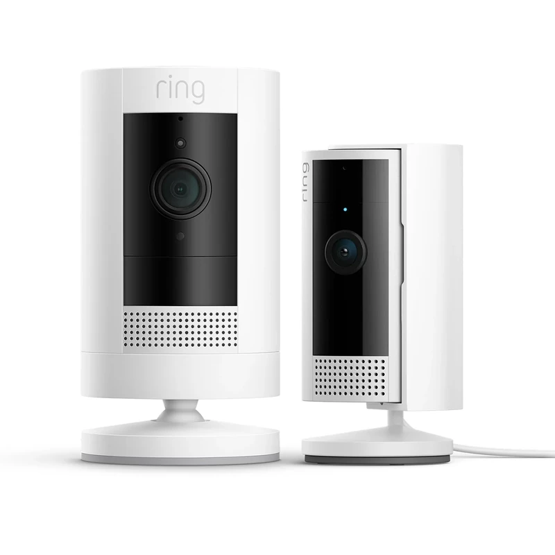 Ring Outdoor Camera Battery (Stick Up Cam) + Indoor Camera (2nd Gen) | Security Camera 1080p Video, Two-Way Talk | alternative to CCTV system | 30-day free trial of Ring Subscription Plan