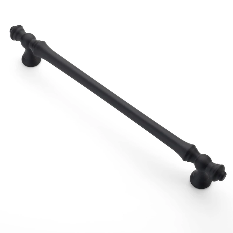 Asidrama 6 Pack 10 Inch(254mm) Matte Black Kitchen Cabinet Handles, Cabinet Pulls Kitchen Cabinet Hardware for Cupboard Drawer Pulls