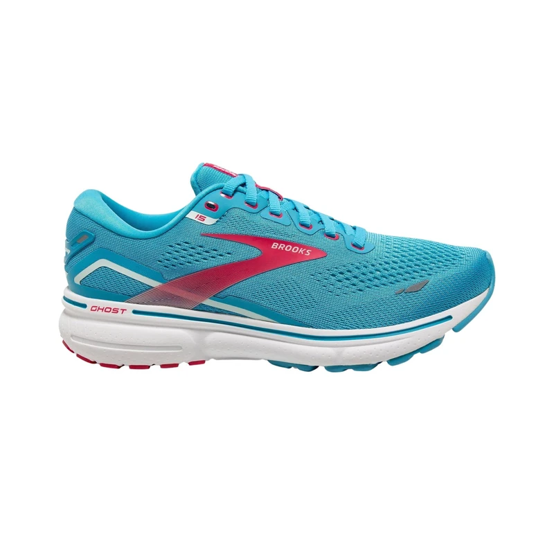 Brooks Womens Ghost 15 Sneaker, Blue Raspberry Skylight, 7.5 UK