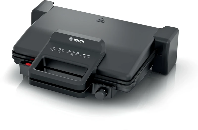 Bosch TCG3323 Meat Grill Matt Black 2000 W Thermostat 5 Levels 3 Positions: Grill or Oven Mode, Stone - Image 1