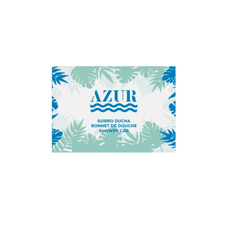 Pack of 250 Shower Caps in White 'Azure', 6 x 10.5 cm, White