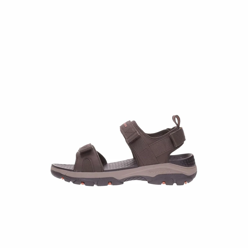 Skechers Men's Tresmen Ryer Sandals, Chocolate Mesh/Synthetic, 8 UK