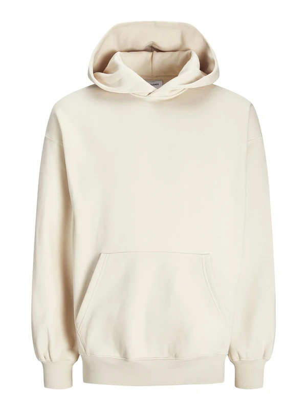 JACK & JONES Mens Urban Edge 4 GSM Hoodie Moonbeam S