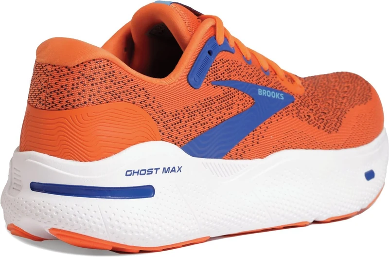 BROOKS 1104061D815 Ghost Max Men Red Orange/Black/Surf The Web UK 7.5