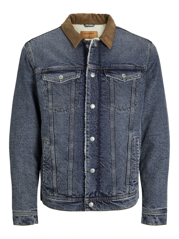 JACK & JONES Denim Jacket Denim Jacket, Blue DENIM, M
