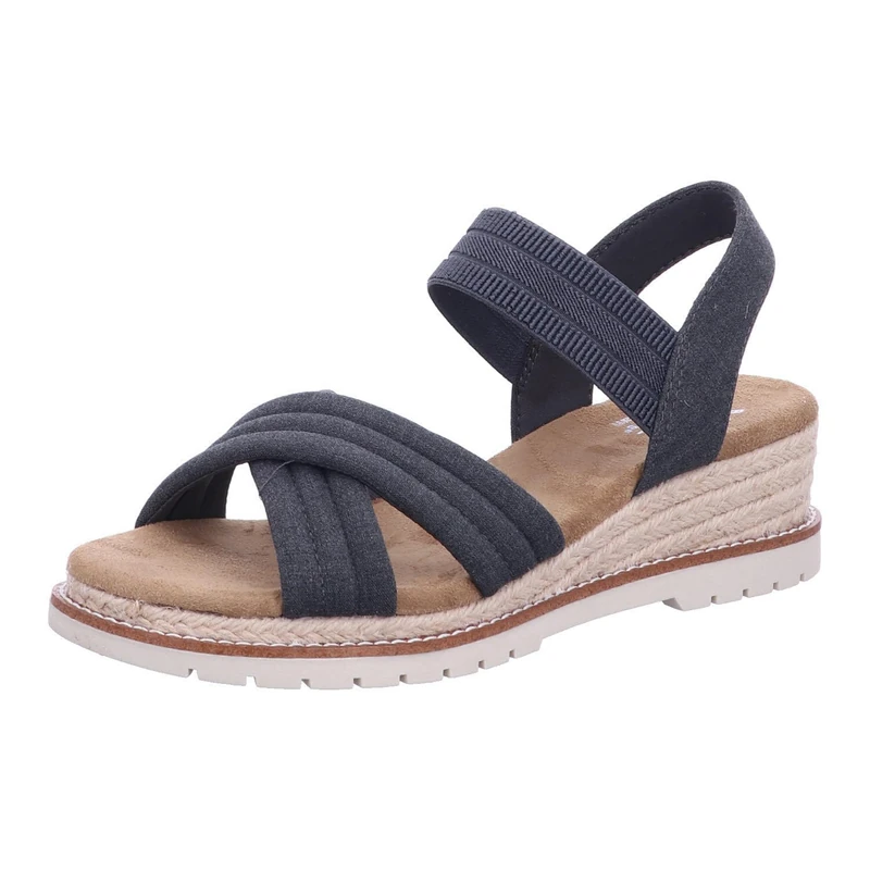 Skechers Women's Desert Chill Sweet Crossing Sandals, Charcoal Textile, 3 UK