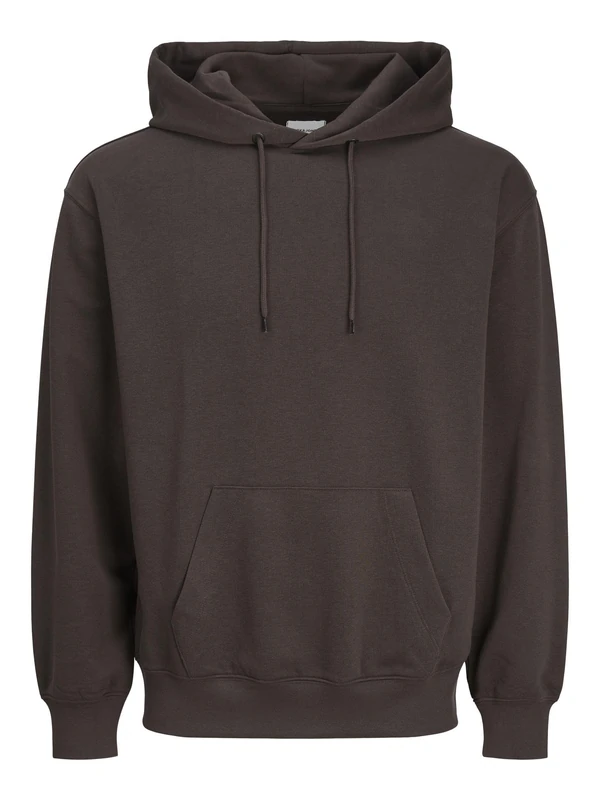 JACK & JONES Men's Jjeurban Edge Sweat Hood Noos Sweatshirt, Mulch, S