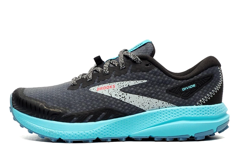 BROOKS 1203941B083 Divide 4 Women Black/Ebony/Bluefish UK 4.5