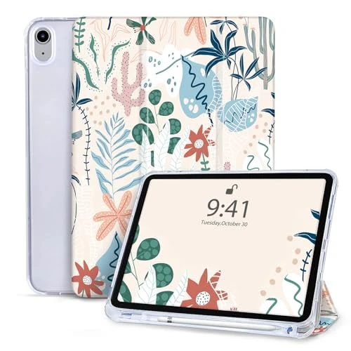 Vozehui 10.9 inch Case for iPad (A16) 11th Generation 11 Inch 2025＆iPad 10th Generation Case 2022 with Pencil Holder,Tri-fold Stand Slim Lightweight Protective Case Smart Cover with Auto Sleep Wake