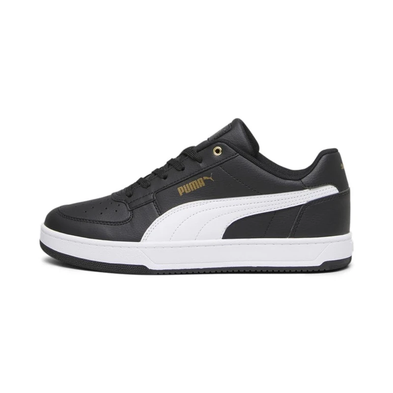 PUMA Men's Caven 2.0 Sneaker Black White-Gold, 7 UK