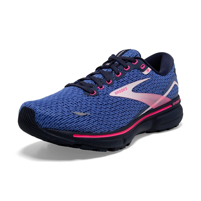 Brooks Ghost 15 Women's Running Shoes, Peacoat/Canal Blue/Rose - 3.5 UK - Image 1