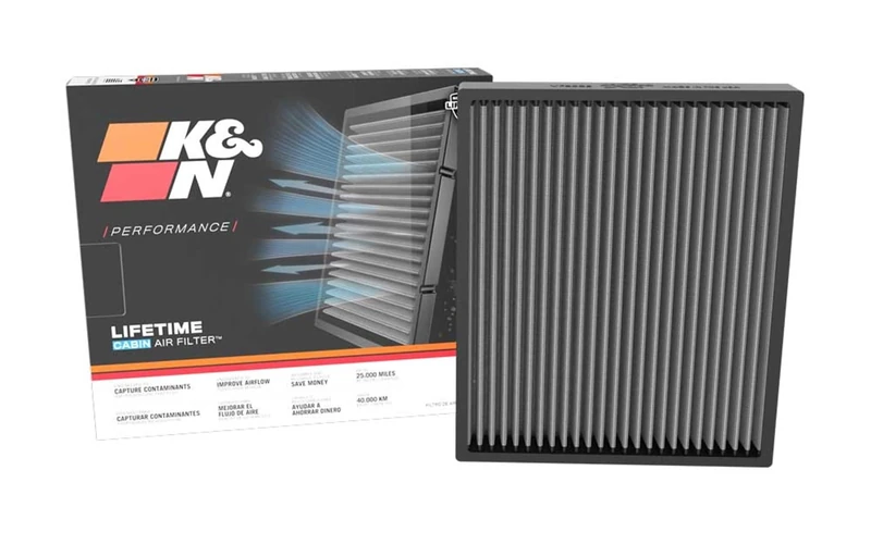 K&N Cabin Air filter compatible with Volvo C40/XC40 incl. Recharge/Polestar 2 (VF3025)