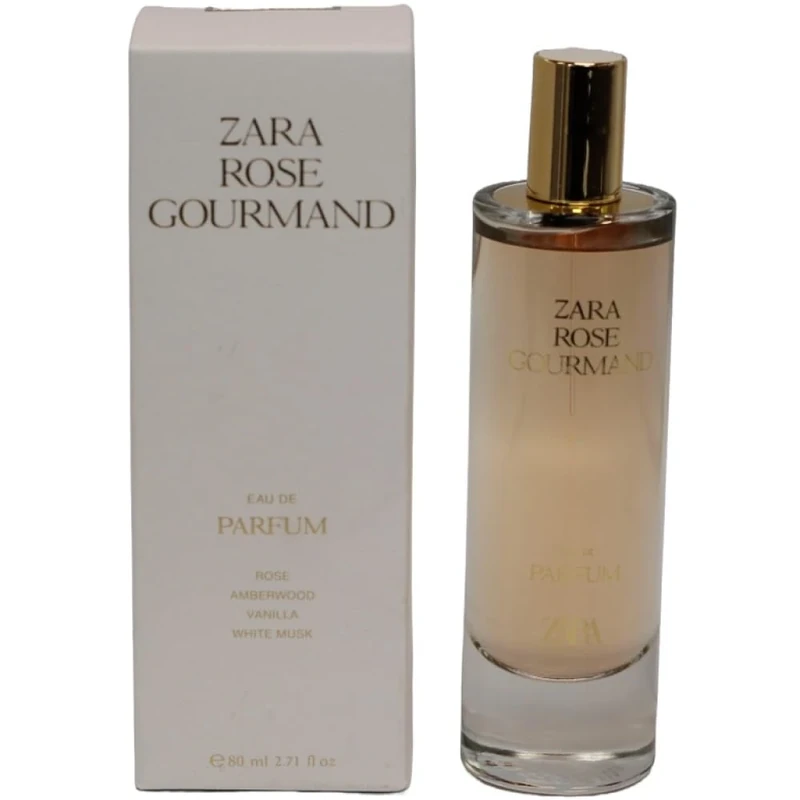 Zara ROSE GOURMAND EDP 80 ML (2.71 FL. OZ).