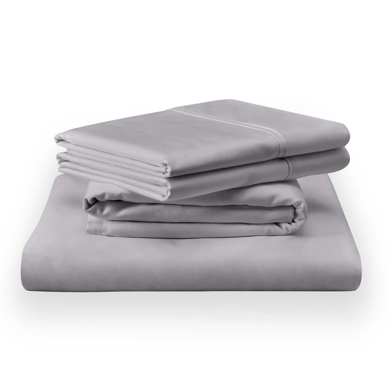 TEMPUR Classic Cotton Sheet Set Sleepy Silver Mist - Cal King