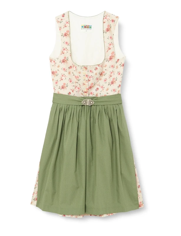 BERWIN & WOLFF TRACHT FOLKLORE LANDHAUS Women's 845179 Dirndl, Olivgrün, 20
